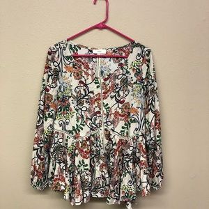 Entro flowy floral long sleeve